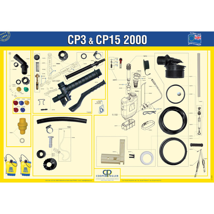 Cooper Pegler CP15 2000 Series Knapsack 15L 846341